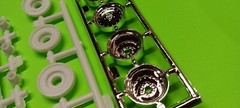 1966 Malibu SS 1/24 Revell Big Little Drag Tires Chrome Centerline Rims Wheels