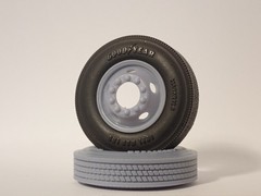 1 /25 Scale Big Rig Semi Truck 22.5″ Goodyear Fuel Max LHS Steer Tires