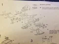 1977 Monte Carlo TIMING COVER ,WATER PUMP from Salvinos JR 1:25 Model Kit NASCAR