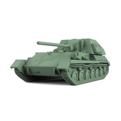 Military Model Kit Soviet SU-76M 85mm D-5S Tank Destroyer