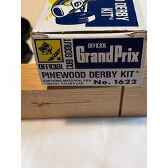 Vintage Cub Scout Official Grand Prix Pinewood Derby Kit No 1622 BSA Car Kit