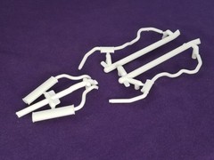 1960 Chevy Nomad Station Wagon EXHAUST from AMT 1:25 Model Kit 60 Chevrolet