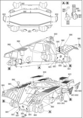 ACE 72459 EBR-75 mod.1951 w/FL-11 turret recon. Vehicle, scale model kit 1/72