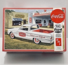 AMT 1/25 1960 Ford Ranchero Model Car with Coke Chest Coca-Cola NEW SEALED