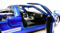 Ford GT40 Race Car Classic Custom Built Concept 18 Model 12 Carousel Blue 1:24