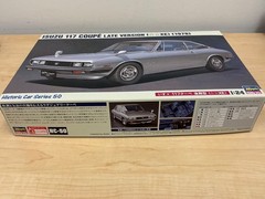 Hasegawa 1978 Isuzu 117 Coupe Late Version Unassembled 1/24 Scale Model Kit Read