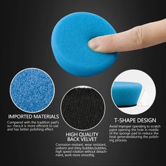Spta 29Pcs Drill Buffing Pad Detail Polishing Pad Mix Size Kit 5/8-11 Thread