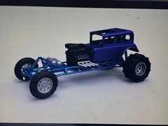 1/25 Resin 3d Printed Mud Racer Model Kit Unpainted Unassembled