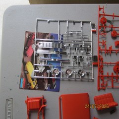 Monogram 80 Ford Bronco 1/24th scale model kit, with Hi roller parts