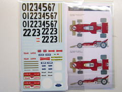 Decalpool 1/20 Lotus 72C F1 Gold Leaf Team 1970 Decal Sheet DP065 for Ebbro kit