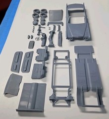 ABS-LIKE RESIN 3D PRINTED 1/25 1970 CADILLAC DEVILLE CONVERTIBLE KIT