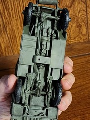 Vintage Assembled and Hand Painted U.S. M3A1 Scout Car Truck
