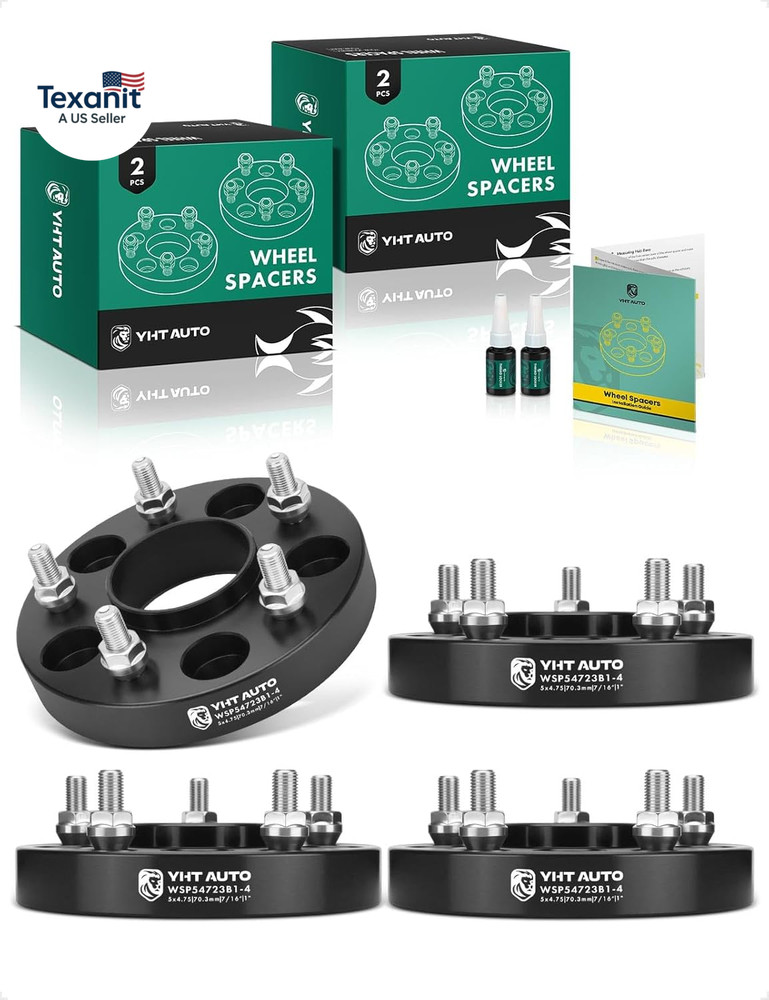 5X4.75 Hub Centric Wheel Spacers 1 Inch Compatible with Buick, Chevy, Oldsmobile