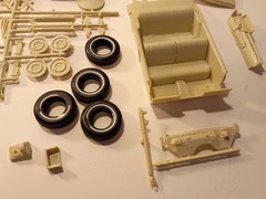 Vintage Johan 63 Plymouth Fury Nice. Complete kit 1.25 scale. open box. nice