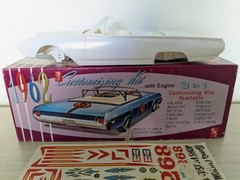 L@@K! *RARE ORIGINAL VINTAGE AMT 1962 THUNDERBIRD CV KIT **COMPLETE *SUPER NICE!