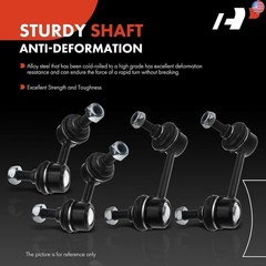 A-Premium Set of 4, Front & Rear Sway Bar Links Kit Stabilizer Bar Links