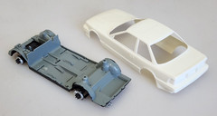 Fujimi Hi-Mecha 110 New Soarer 3.0 GT Twin-Cam 24 1/24 Model Kit HM-110, Started