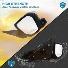 New Door Mirror Right Side Compatible with 2016-2021 Honda Civic Sedan/Coupe/Hat