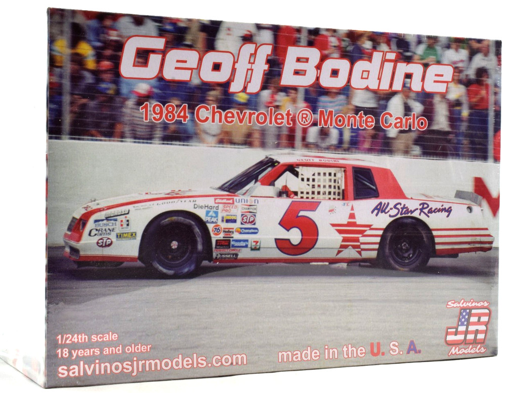 Salvinos JR Models “All Star” Geoff Bodine 1984 Chevy Monte Carlo 1/24 Model Kit