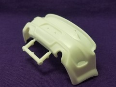 2021 Dodge Charger HELLCAT REAR BUMPER from 1:25 AMT Model Kit