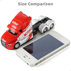 Semi Truck Toy, 1/64 Scale Alloy Metal Diecast Heavy Semi Truck Trailer Head