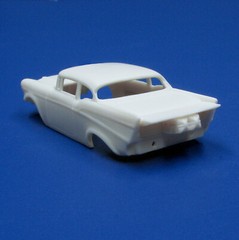 JFSL55 Jimmy Flintstone H:O scale 1957 Chevy Sedan outlaw slot car body