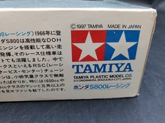 🔥😎🚦Tamiya Honda S800 Racing 1:24 Scale Model Kit Yellow Unassembled 24177😎🔥