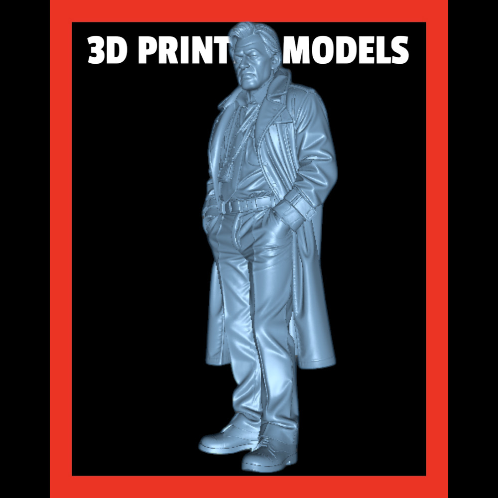 Detective Resin Figure Model Cars Diorama Unpainted Model Railroad People LEO