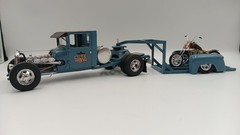 Custom Built 1/25th Scale ’29 Ford Truck,Motorcycle and Trailer