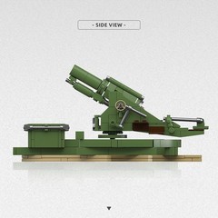 1:35 WWI British BL 9.2 Inch Howitzer Model Kit Military Artillery Toy Gift Boy