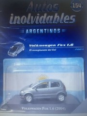 INOLVIDABLES VOLKSWAGEN FOX 1.6 2004 SCALE DIECAST MODEL 1:43 BUBBLE BOOKLET