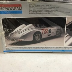 1994 Monogram Mercedes 300 SLR 722 Plastic Model Kit 1:24 skill 3 NEW SEALED