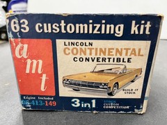 AMT 413 1963 Lincoln Continental Convertible Builder Annual Vintage KIT 1/25 McM
