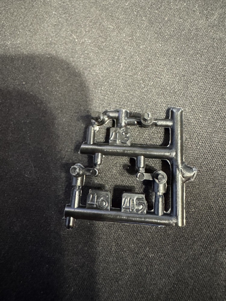 Revell 7383 57 Chevy Parts Kit Bash Step 14 Parts #43, #45, #46