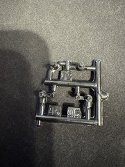Revell 7383 57 Chevy Parts Kit Bash Step 14 Parts #43, #45, #46
