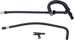 Engine HAVC Heater Hose Assembly W/Connector Kit for Chevy Tahoe Suburban Silver