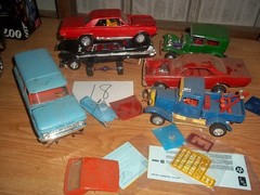 Model Car Junkyard/Parts Lot Salvage Built Plastic Models #18