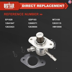 USTAR EP1028 High Pressure Fuel Pump Compatible with Buick LaCrosse Verano