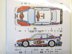 Decalpool 1/24 Alfa Romeo 155 V6 ti “Martini” #5 & #6 ITC 1996 Decal Sheet DP296
