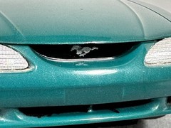 1/24 Scale 1994 Ford Mustang GT Model Car Kit GREEN Nicely Built 1/25 SN95 Fox