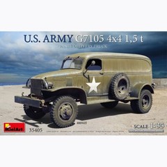 Miniart #35405 1/35 U.S. Army G7105 4×4 1,5 t Panel Van