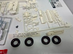 1/25 JO-HAN 1970 OLDSMOBILE 442 HARDTOP WHITE RED LINE TIRES MODEL KIT OPEN 2 B2