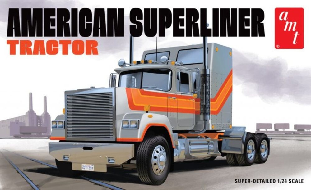 AMT 1235 1:24 American Superliner Semi Tractor Model Kit