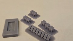 1:24 G SCALE GARAGE DIORAMA ELECTRICAL ACCESSORIES 292-ELKV1 OUTLETS SWITCHES