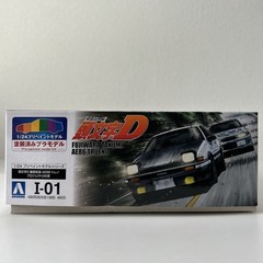 Unassembled Aoshima Pre-painted 1/24 Initial D Takumi Fujiwara AE86 Trueno
