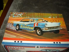 AMT T271-250 Original Vintage 1956 Ford Hardtop STRIP FOWL Box opened Kit Sealed