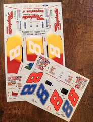 1/24 POWERSLIDE 1995 #8 JEFF BURTON RAYBESTOS BRAKES FORD NASCAR DECAL
