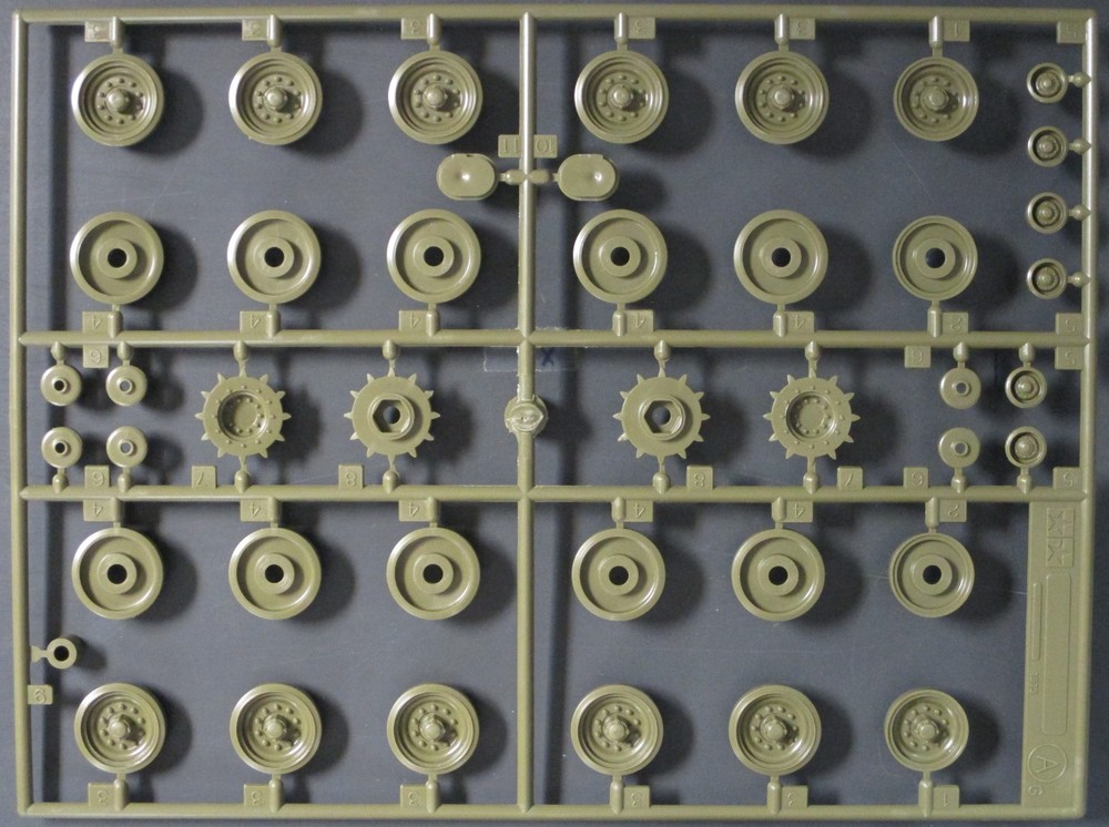 Tamiya 1/35th Scale M41 Walker Bulldog – Parts Tree A from Kit No. 35055