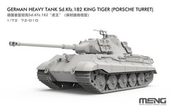 GSI Creos Meng Model 1/72 German Heavy Tank Sd.Kfz.182 King Tiger Porsche Turret