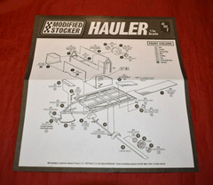 AMT Race Car Hauler Trailer 1/25